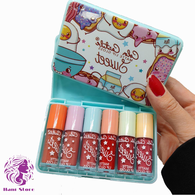 پک رژ مایع مینی 6 تایی کالر کاستل