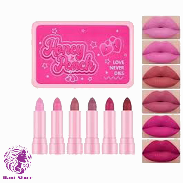 پک رژ جامد مینی Honey Peach دراگون رانی