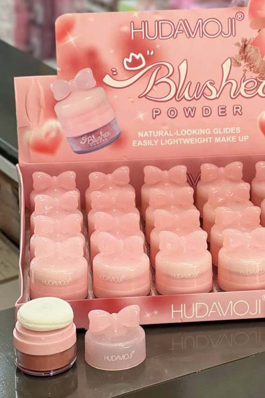 رژگونه پودری شاین پددار هدی موجی