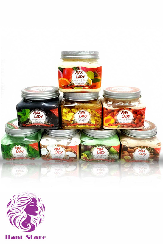 اسکراب کاسه ای صورت و بدن مکس لیدی