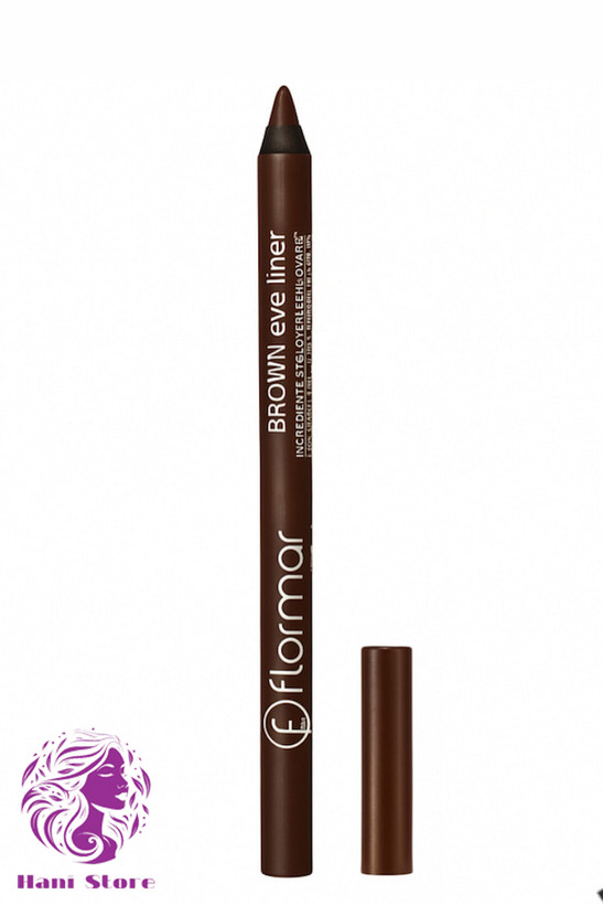 مداد شمعی چشم فلورمار قهوه ای