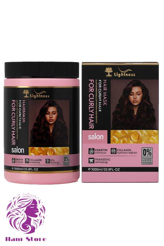 ماسک موی لایتنس مخصوص موهای فر ( داخل حمام) حجم 1000 میلی لیتر